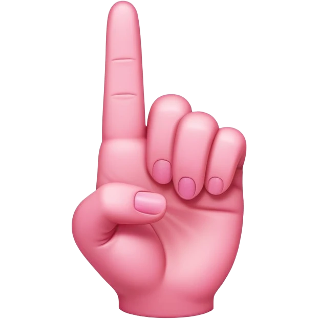 pink middle finger  emoji