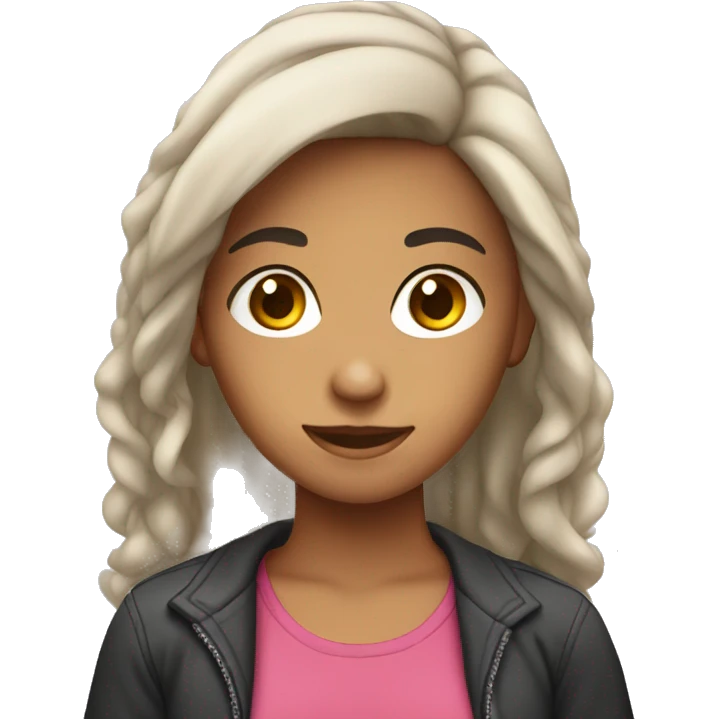 Hispanic teenage girl emoji
