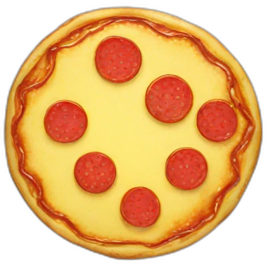 Pancake pizza emoji