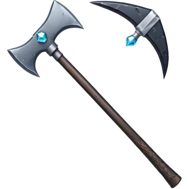 two sides pickaxe minecraft  emoji