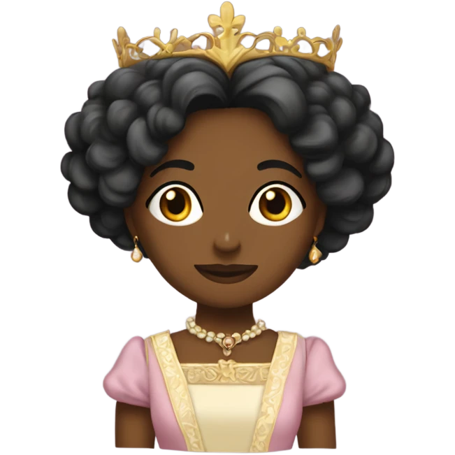 Luisiana vestita da principessa  emoji