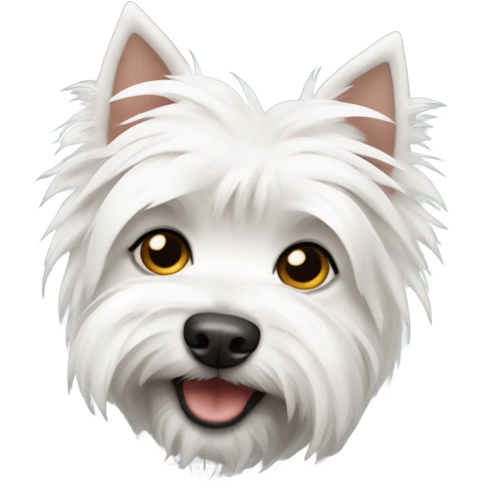 White westie emoji
