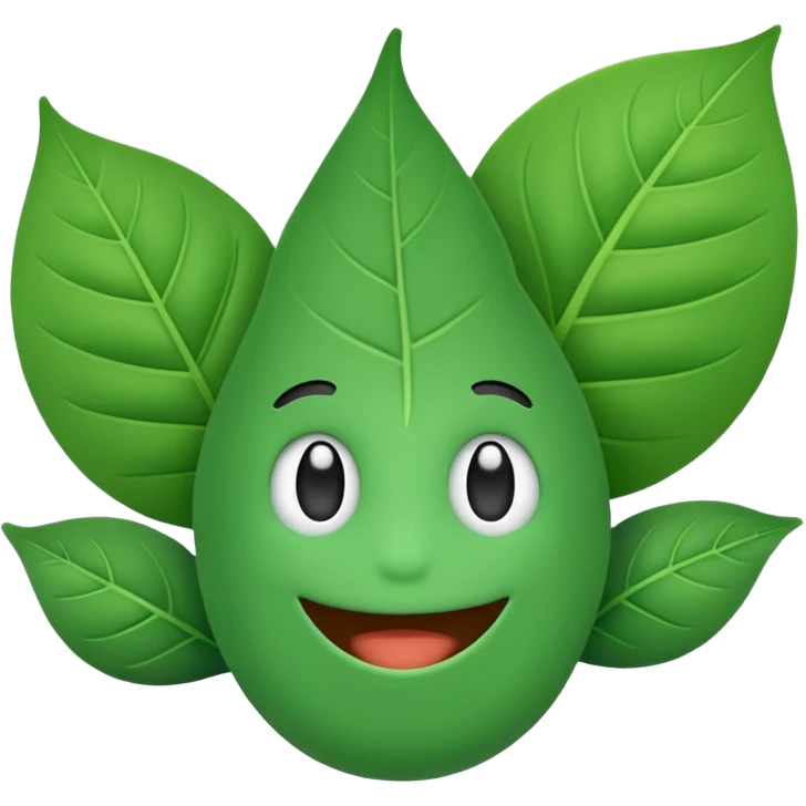Leafy from BFDI emoji
