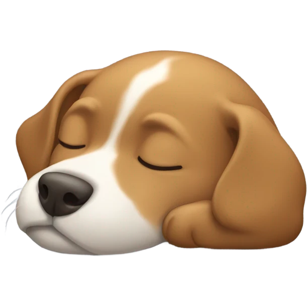 dog sleeping emoji