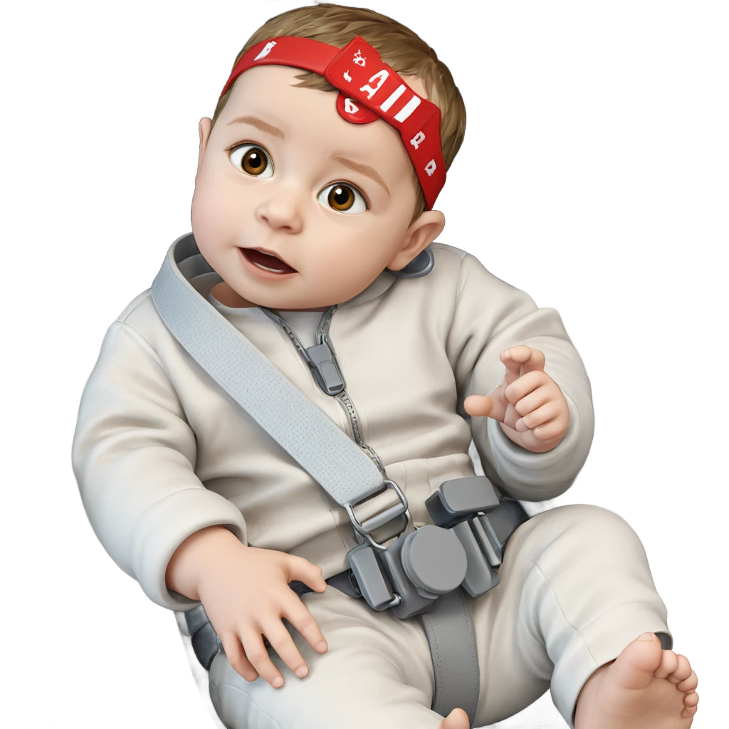 child in cockpit barefoot emoji