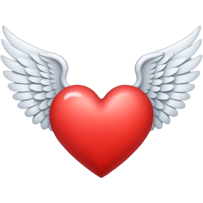 Heart ❤️ having wings on both sides emoji