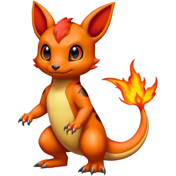 Umbreon-Charmander-Charmeleon-Guilmon-fusion emoji