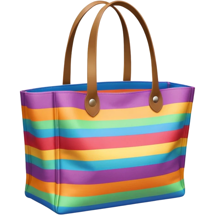 rainbow shopping bag 🛍️ emoji