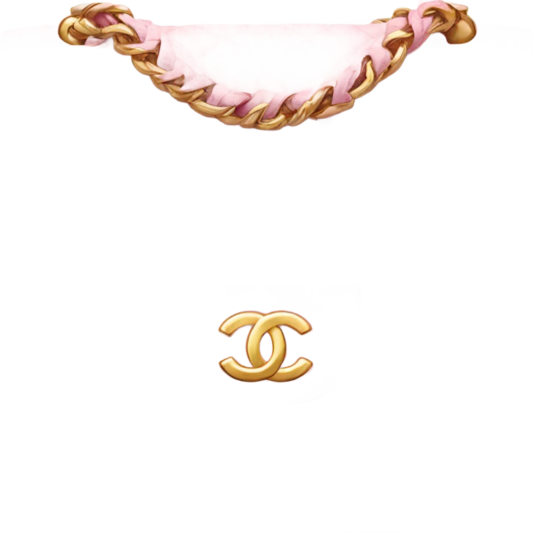 Light Pink Chanel bag emoji