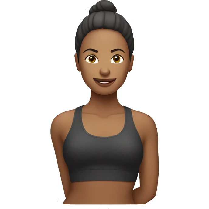 Pilates woman emoji