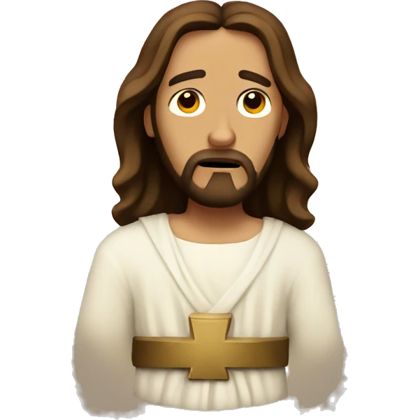 Sad Jesus  emoji