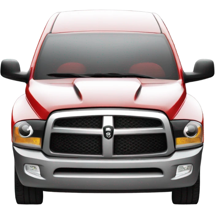 Dodge Ram red emoji