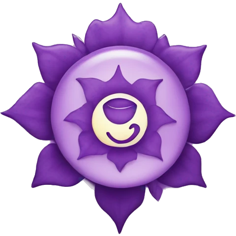 Violet crown chakra symbol  emoji