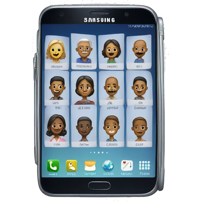 foldable samsung phone emoji