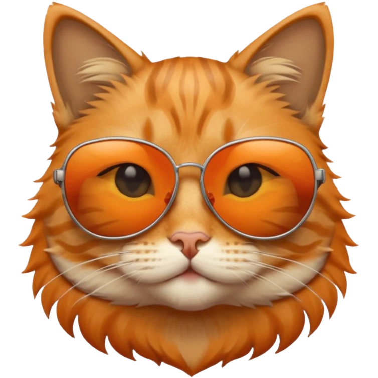 Cat wearing sunglasses emoji