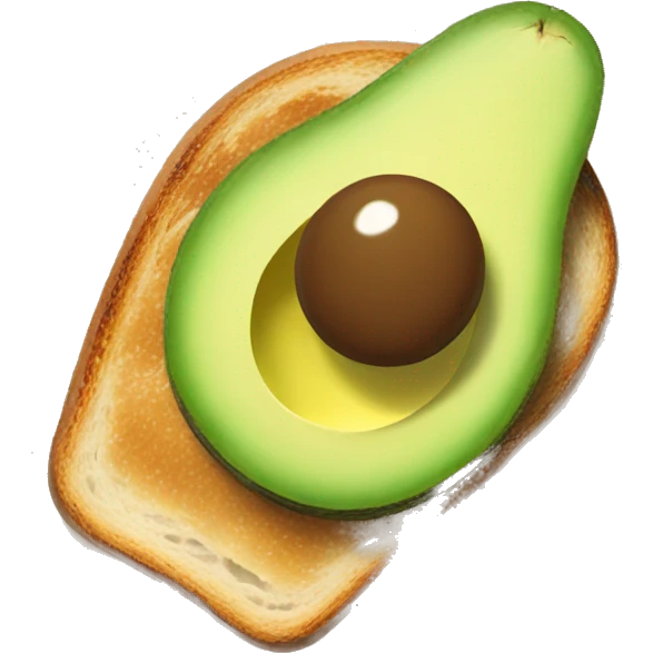 Avocado on toast emoji