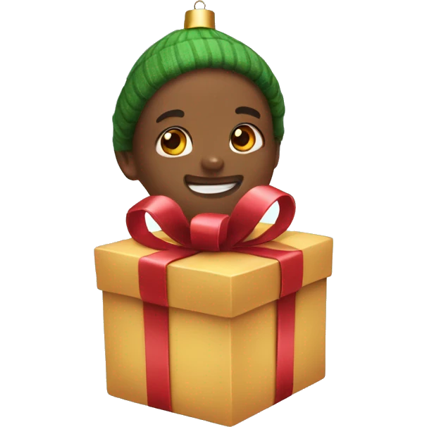 cute christmas present  emoji