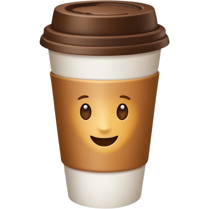 Coffee cup – paper cup with lid emoji