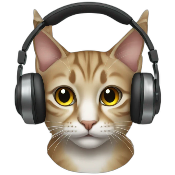 cat dj emoji
