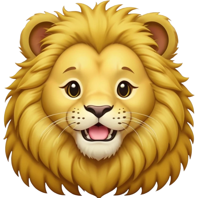 Adorable lionets emoji