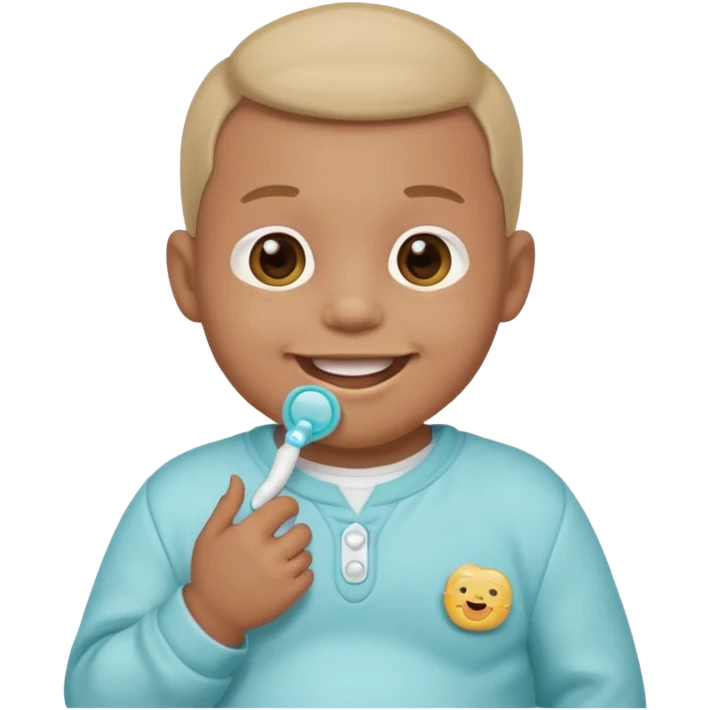 man with eros baby clothes emoji