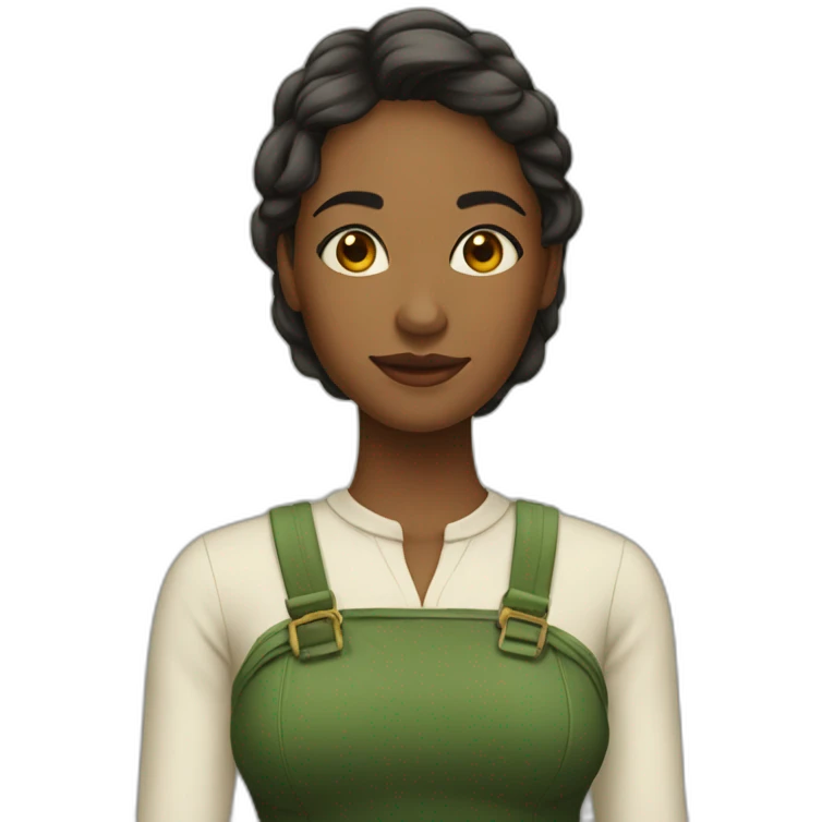 Mulher loira e alegre emoji