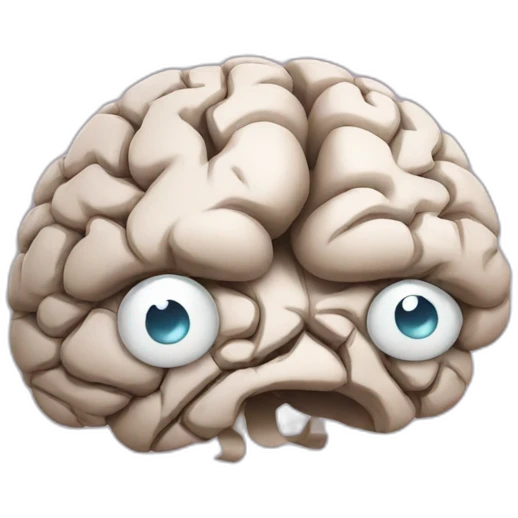 crying brain emoji