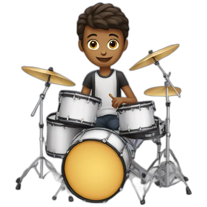 boy-playing-drums emoji