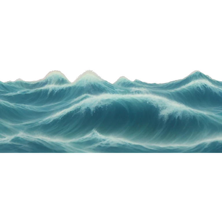 Rainbow tsunami emoji