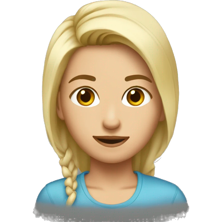 девушка брюнетка с средней длины волосы  emoji