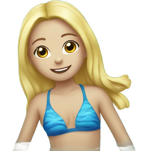  ￼girl swim emoji