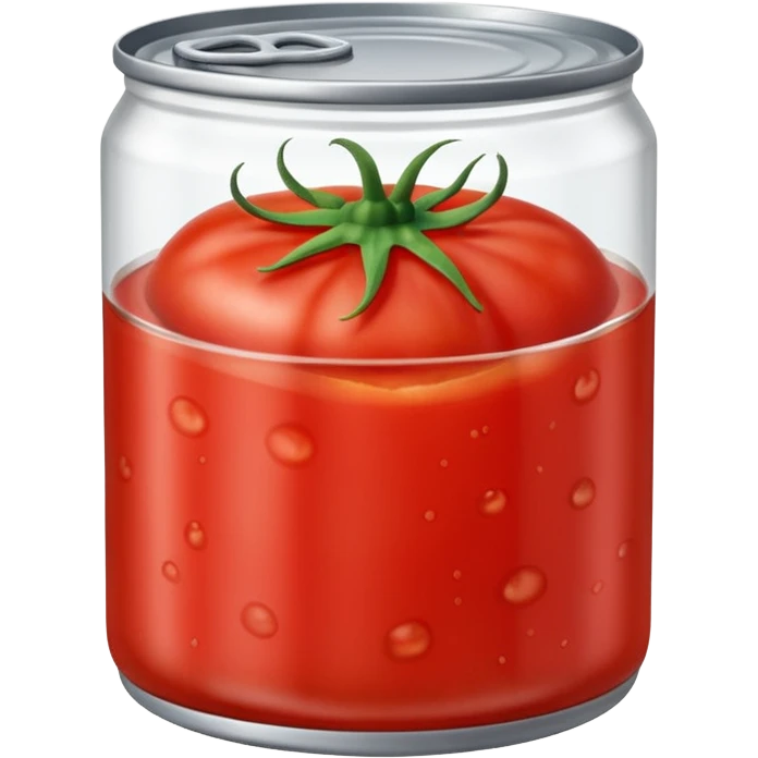 Glass cannned tomato  emoji