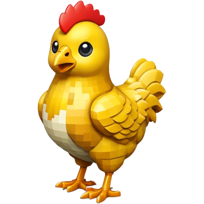 minecraft chicken blocklike emoji