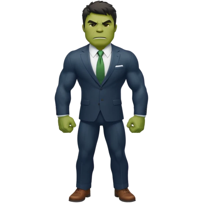 Hulk on shuit emoji