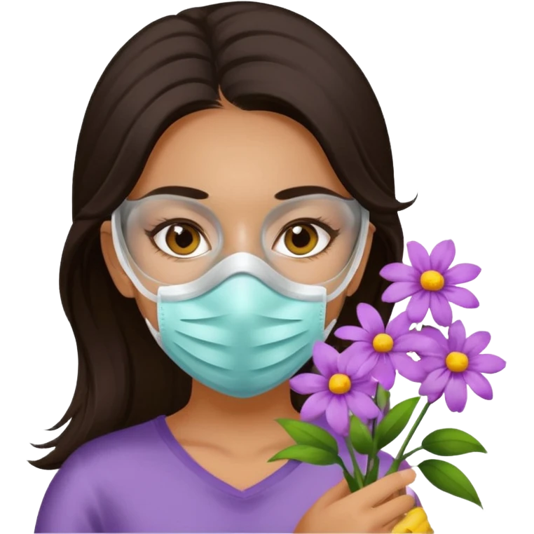 دختری که سم پاشی می‌کنه گل هارو emoji