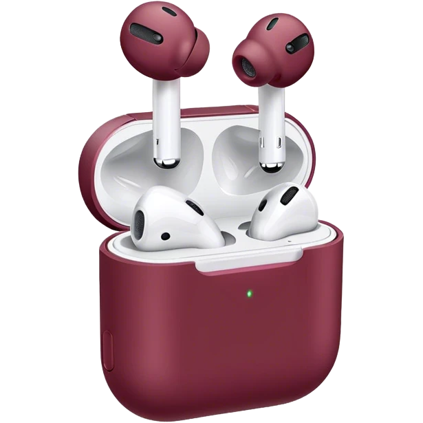 airpods Burgundy emoji
