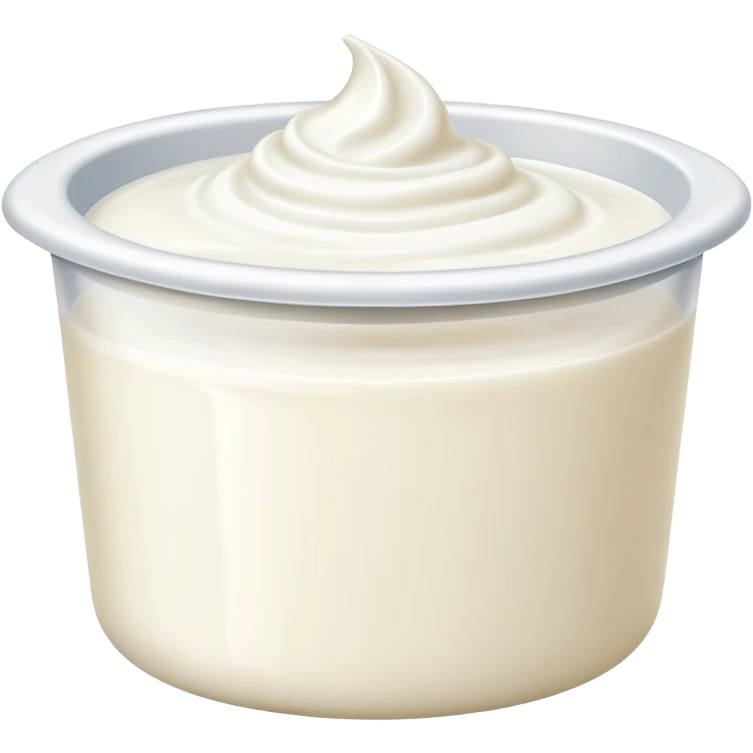 a tub of yoghurt emoji