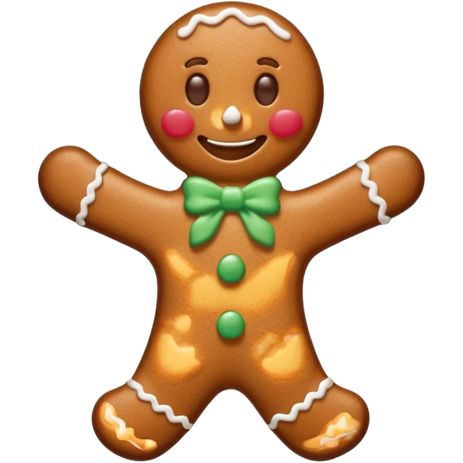 Ginger bread man emoji