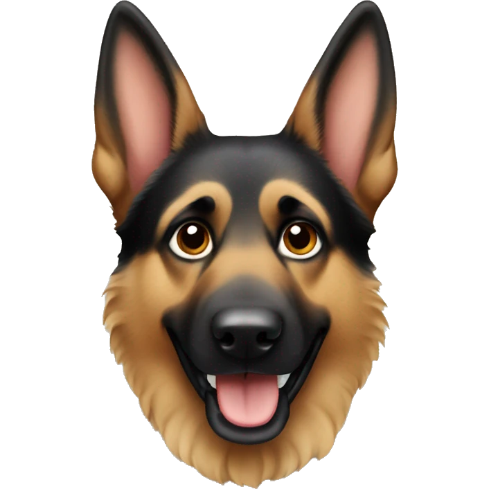 German shepherd dog emoji