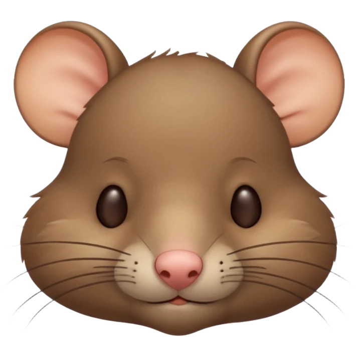 Sleepy rat emoji