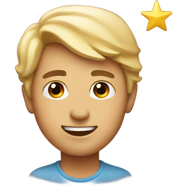 Angle with star emoji