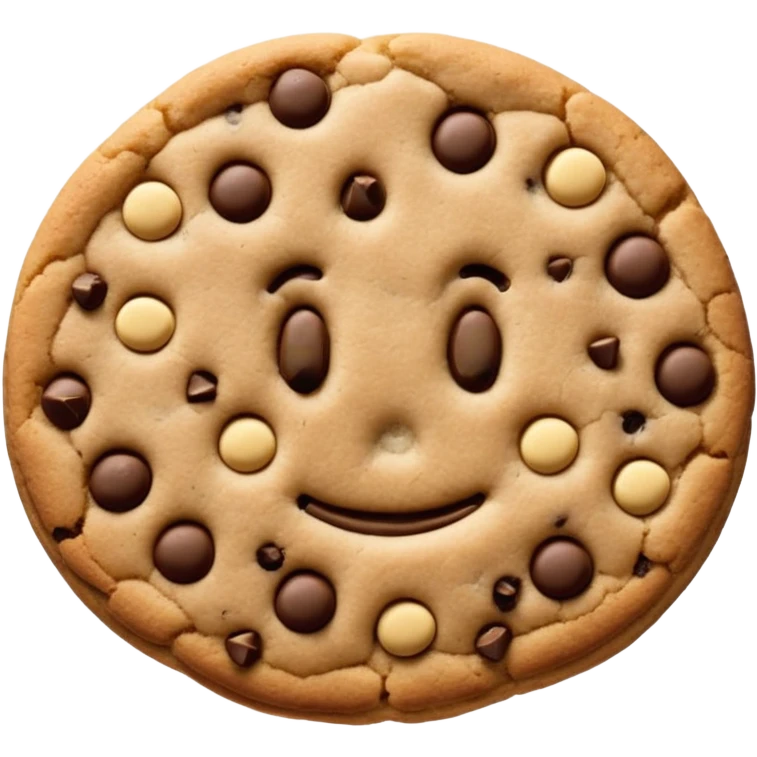 Two middle fingers inside the cookie emoji