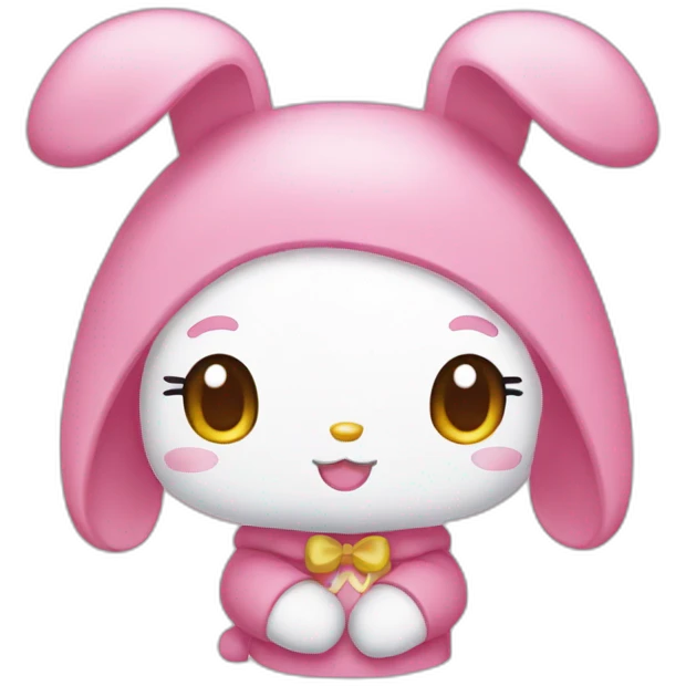 My melody from sanrio emoji