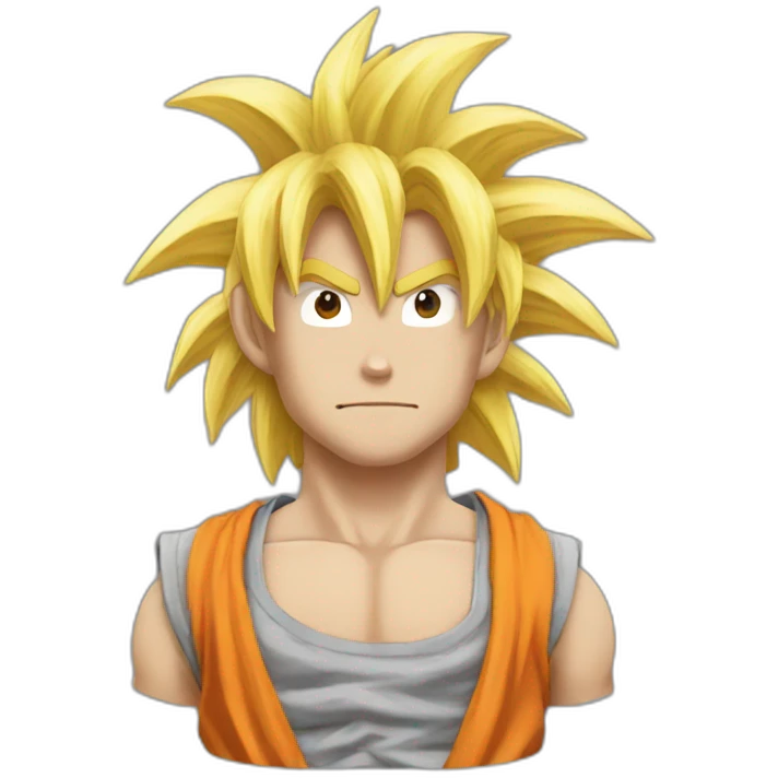 Goku long hair emoji