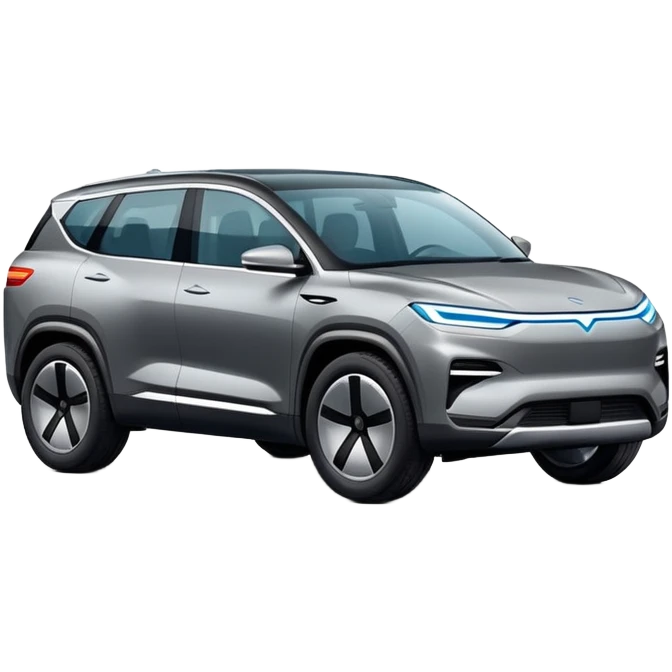 modern electric SUV with sleek design emoji