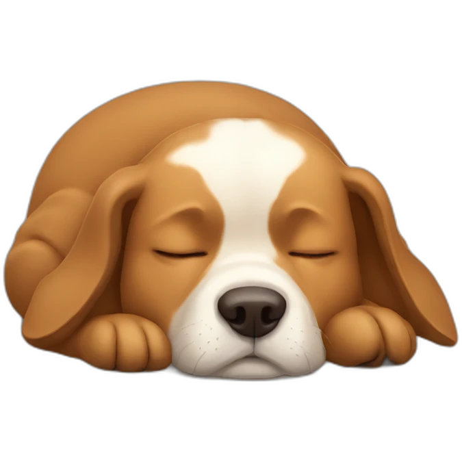 dog sleeping funny emoji