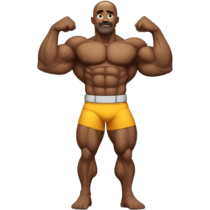 Beast mode jacked emoji