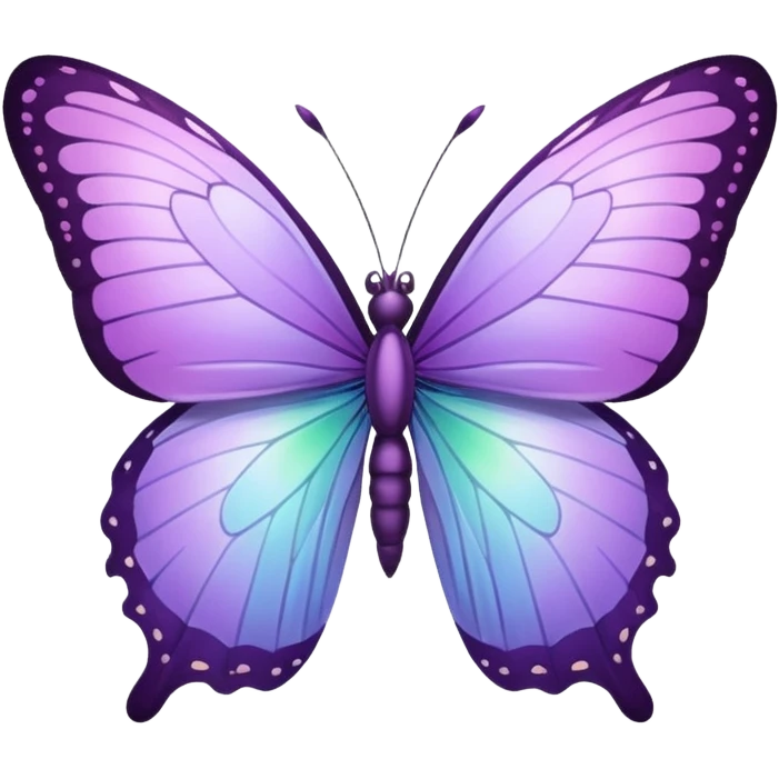 Butterfly color lilac Ike the color of samsung a 55 emoji