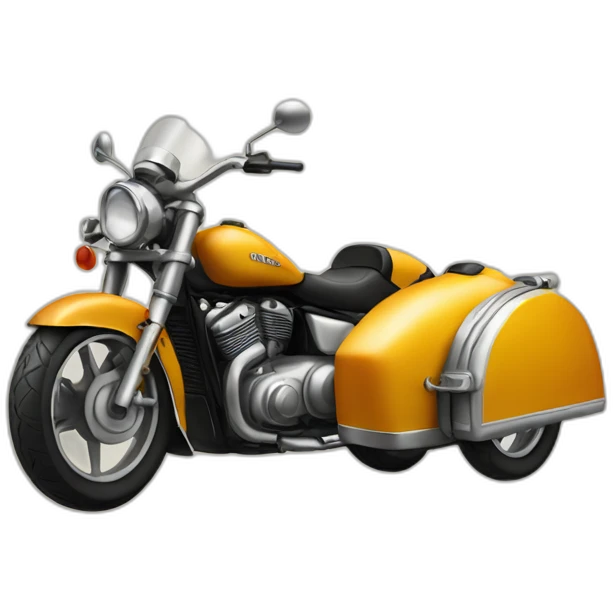 motorcycle with sidecar emoji