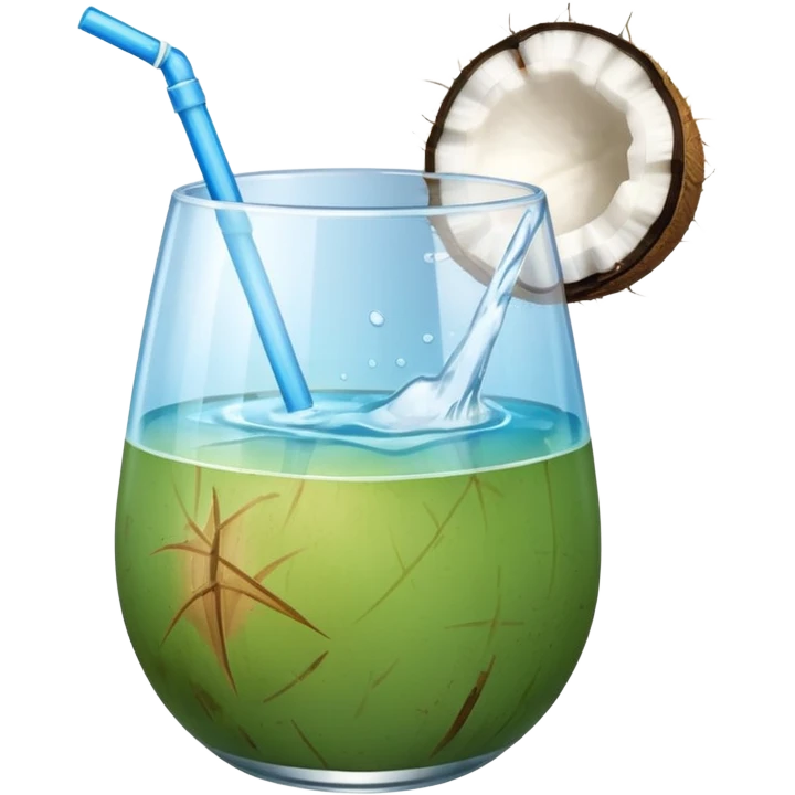 Coconut water emoji